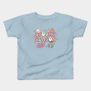 Cute Spooky Season Halloween Doodle Kids T-Shirt